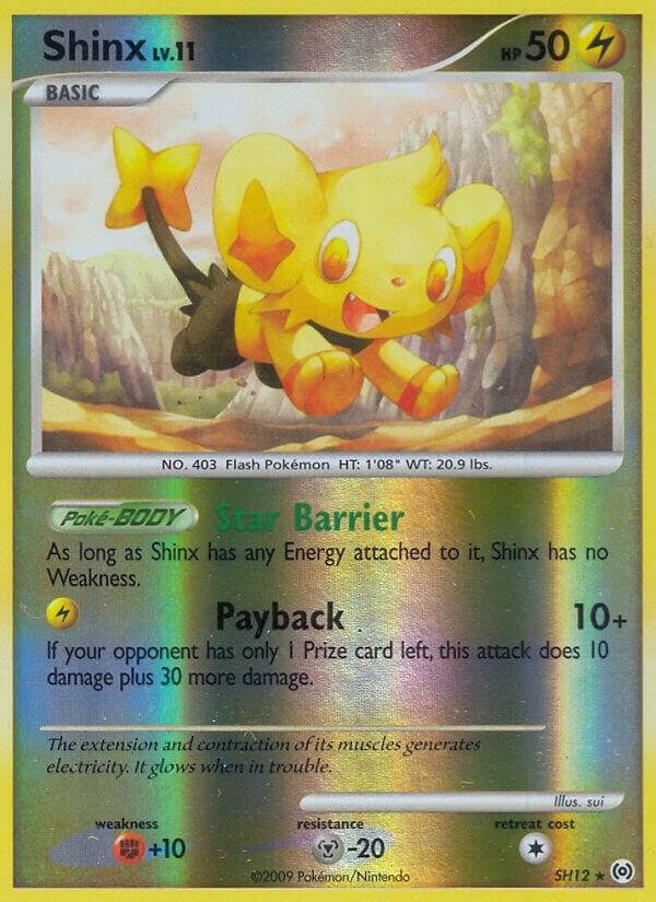Shinx (Shiny) SH12 Reverse Holofoil Arceus Shinx (Shiny) SH12 Reverse Holofoil Arceus