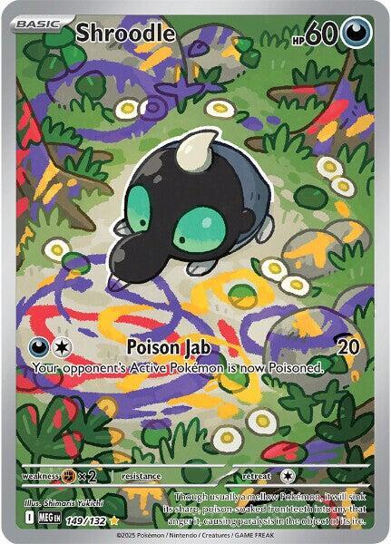 Shroodle 149/132 Holofoil ME01: Mega Evolution
