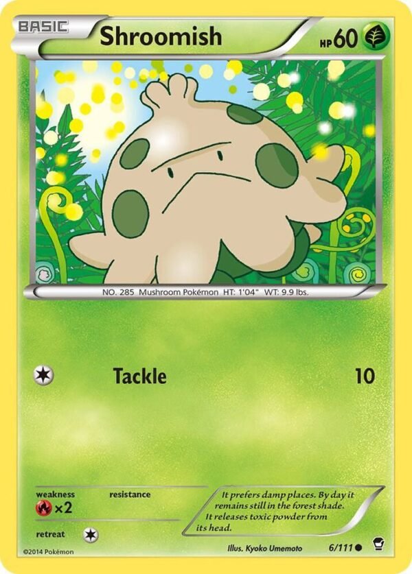 Shroomish 6/111 Normal XY – Furious Fists