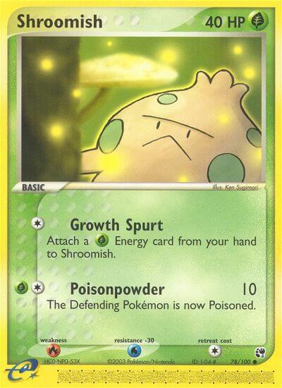 Shroomish 78/100 Reverse Holofoil Sandstorm
