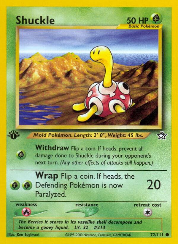 Shuckle 072/111 Unlimited Neo Genesis