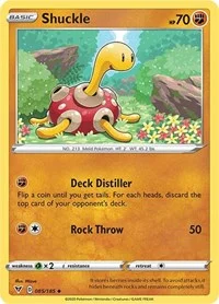 Shuckle | 085/185 | Reverse Holofoil | SWSH04: Vivid Voltage Shuckle | 085/185 | Reverse Holofoil | SWSH04: Vivid Voltage