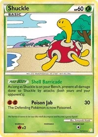 Shuckle | 11/123 | Reverse Holofoil | HeartGold SoulSilver