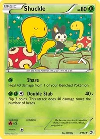 Shuckle | 3/113 | Reverse Holofoil | Legendary Treasures