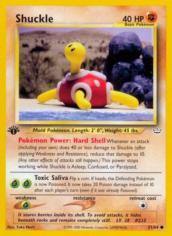 Shuckle 51/64 1st Edition Neo Revelation
