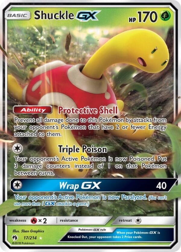 Shuckle GX 17/214 Holofoil SM – Lost Thunder