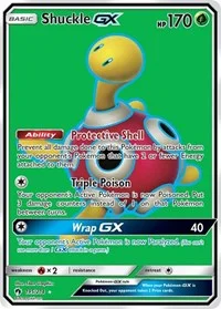 Shuckle GX (Full Art) | 195/214 | Holofoil | SM - Lost Thunder
