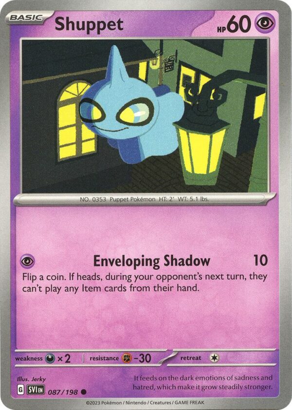 Shuppet 087/198 Normal SV01: Scarlet & Violet Base Set
