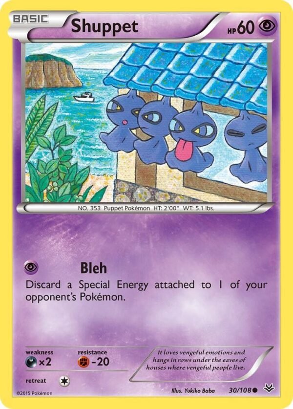Shuppet 30/108 Reverse Holofoil XY – Roaring Skies