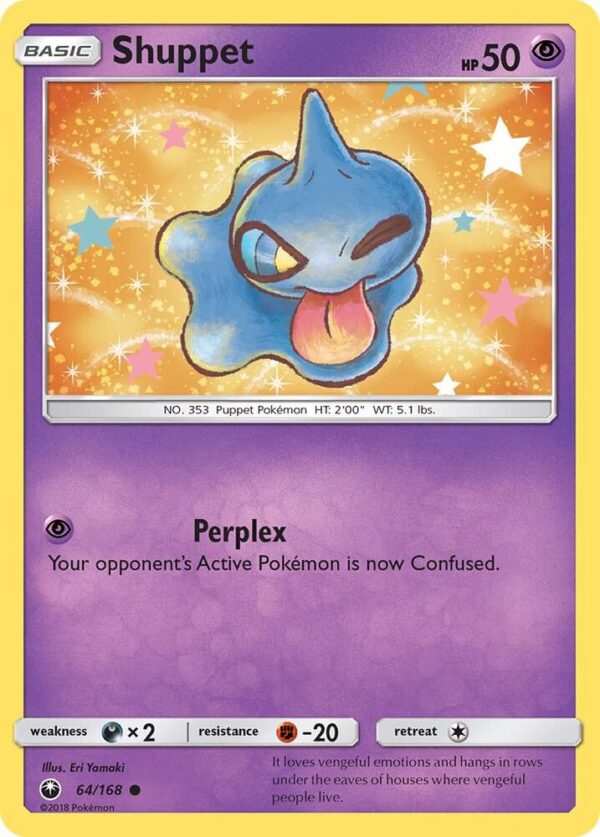 Shuppet (64) 64/168 Normal SM – Celestial Storm Shuppet (64) 64/168 Normal SM – Celestial Storm