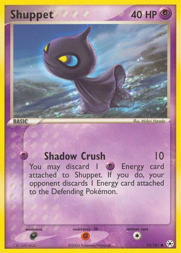 Shuppet 72/101 Reverse Holofoil Hidden Legends