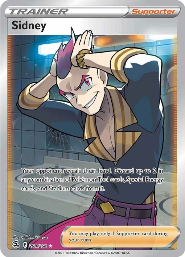 Sidney (Full Art) 264/264 Holofoil SWSH08: Fusion Strike Sidney (Full Art) 264/264 Holofoil SWSH08: Fusion Strike