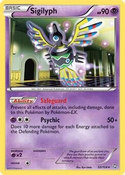 Sigilyph 52/124 052/124 Normal Deck Exclusives Sigilyph 52/124 052/124 Normal Deck Exclusives