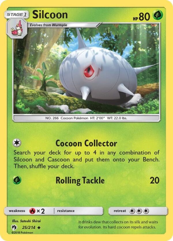 Silcoon 25/214 Normal SM – Lost Thunder Silcoon 25/214 Normal SM – Lost Thunder