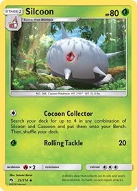 Silcoon | 25/214 | Reverse Holofoil | SM - Lost Thunder