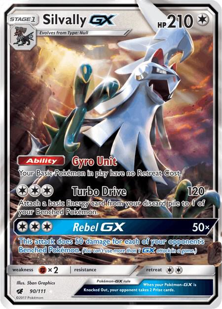 Silvally GX 90/111 Holofoil SM – Crimson Invasion Silvally GX 90/111 Holofoil SM – Crimson Invasion