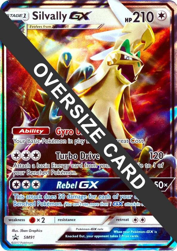 Silvally GX SM91 Holofoil Jumbo Cards Silvally GX SM91 Holofoil Jumbo Cards