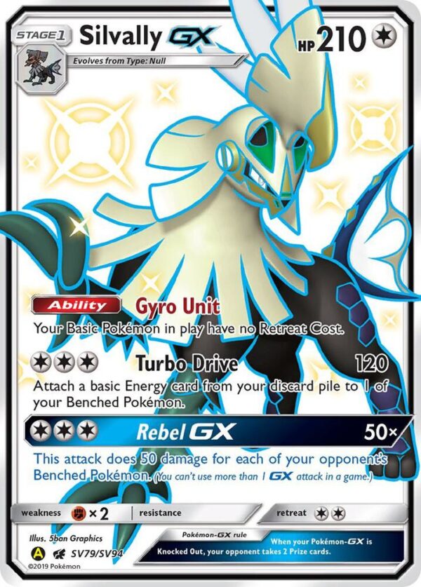 Silvally GX SV79/SV94 Holofoil Hidden Fates: Shiny Vault Silvally GX SV79/SV94 Holofoil Hidden Fates: Shiny Vault