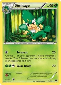 Simisage | 11/146 | Reverse Holofoil | XY Base Set