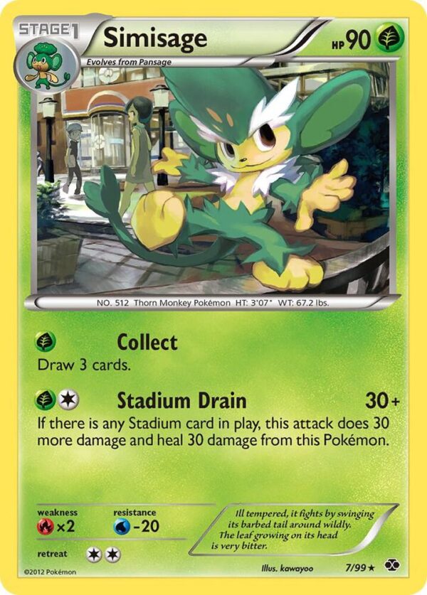Simisage 7/99 Reverse Holofoil Next Destinies Simisage 7/99 Reverse Holofoil Next Destinies