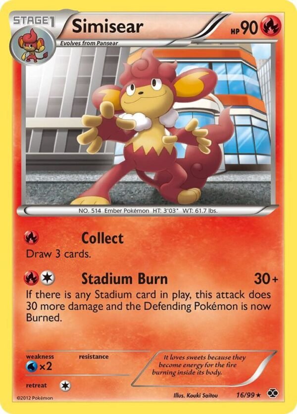 Simisear 16/99 Reverse Holofoil Next Destinies