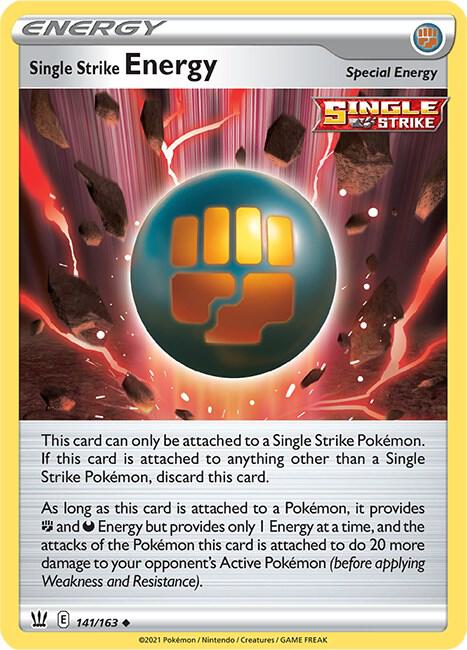 Single Strike Energy 141/163 Normal SWSH05: Battle Styles