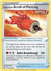 Single Strike Scroll of Piercing | 154/198 | Normal | SWSH06: Chilling Reign