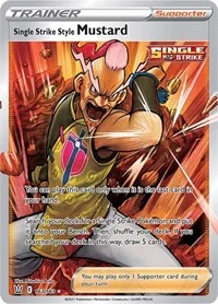 Single Strike Style Mustard (Full Art) | 163/163 | Holofoil | SWSH05: Battle Styles