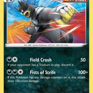 Single Strike Urshifu 108/198 Reverse Holofoil SWSH06: Chilling Reign Single Strike Urshifu 108/198 Reverse Holofoil SWSH06: Chilling Reign