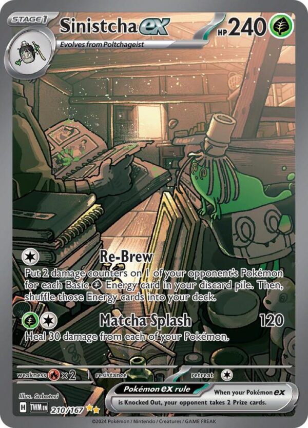 Sinistcha ex 210/167 Holofoil SV06: Twilight Masquerade