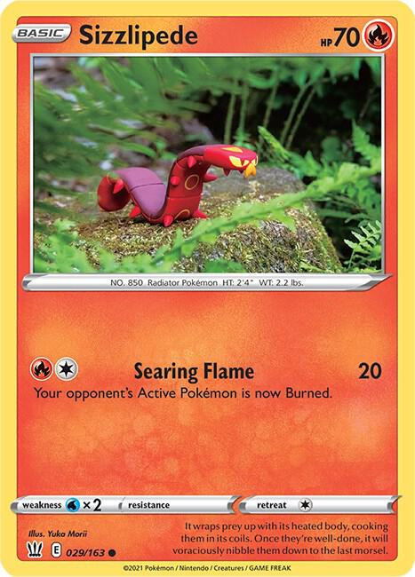 Sizzlipede 029/163 Normal SWSH05: Battle Styles