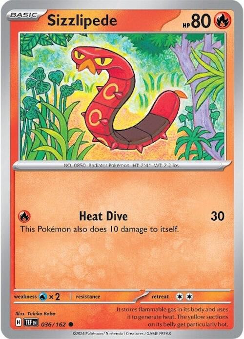 Sizzlipede 036/162 Normal SV05: Temporal Forces Sizzlipede 036/162 Normal SV05: Temporal Forces