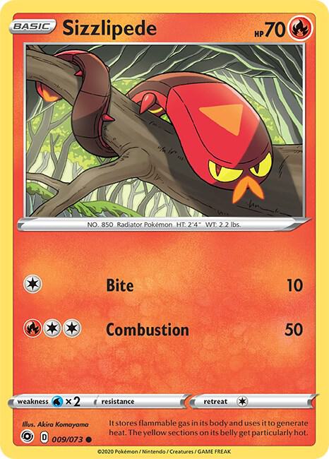 Sizzlipede 09/73 Reverse Holofoil Champion’s Path