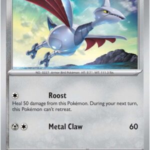 Skarmory 141/182 Reverse Holofoil SV10: Destined Rivals