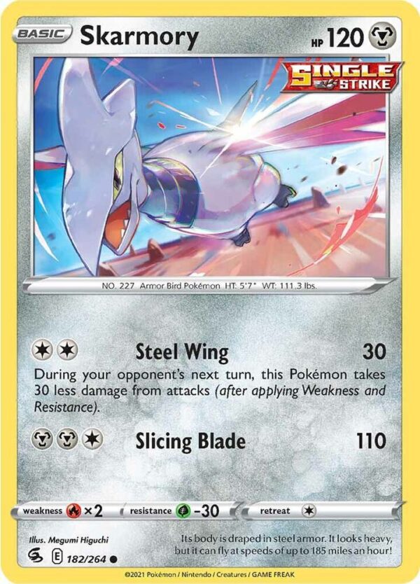Skarmory 182/264 Normal SWSH08: Fusion Strike Skarmory 182/264 Normal SWSH08: Fusion Strike
