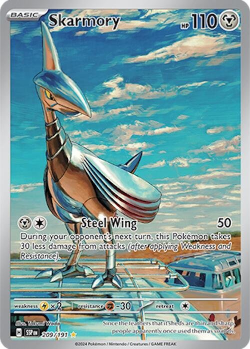 Skarmory 209/191 Holofoil SV08: Surging Sparks