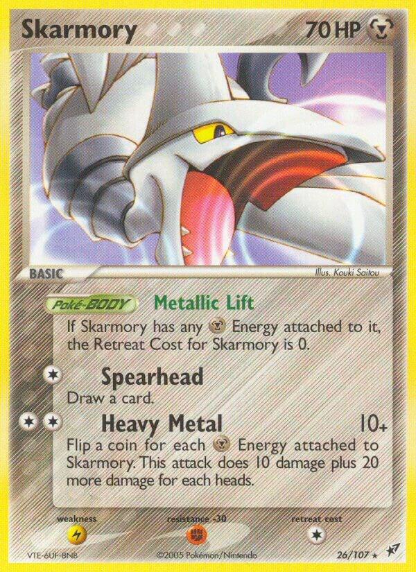 Skarmory 26/107 Reverse Holofoil Deoxys