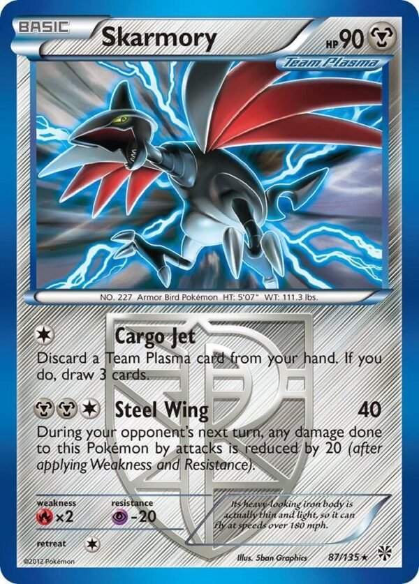Skarmory (Team Plasma) 87/135 Normal Plasma Storm Skarmory (Team Plasma) 87/135 Normal Plasma Storm