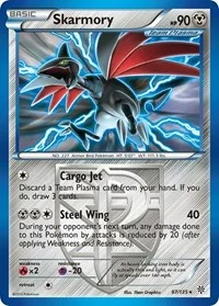 Skarmory (Team Plasma) | 87/135 | Reverse Holofoil | Plasma Storm