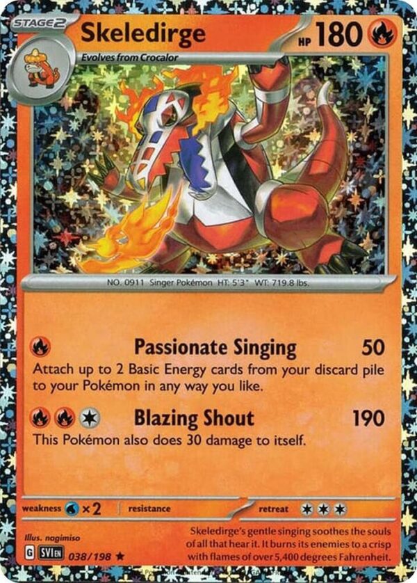 Skeledirge 038/198 (Sparkle Holo) Holofoil Miscellaneous Cards & Products