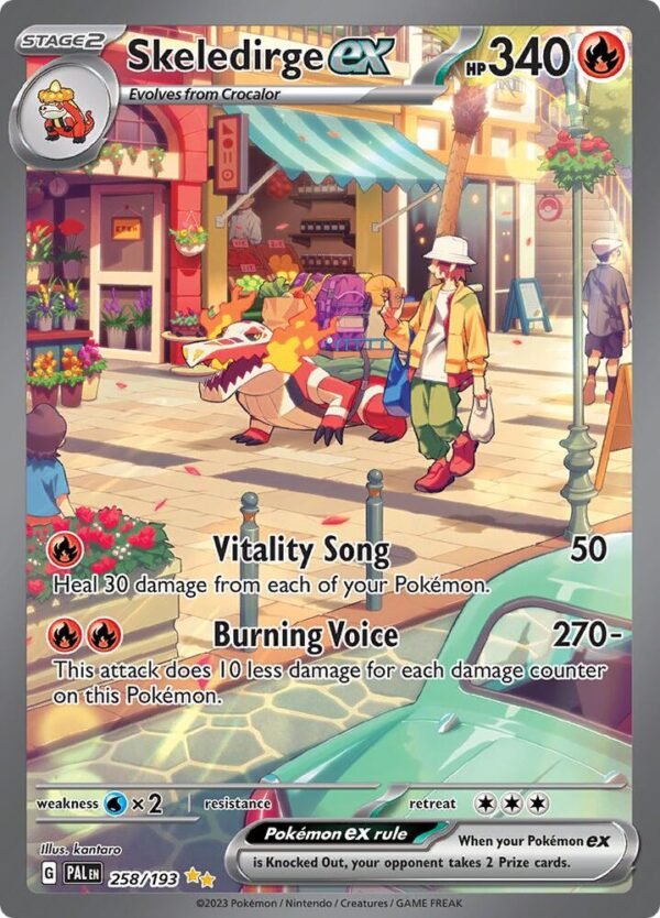 Skeledirge ex 258/193 Holofoil SV02: Paldea Evolved