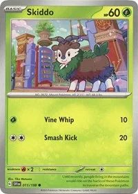 Skiddo | 011/198 | Normal | SV01: Scarlet & Violet Base Set