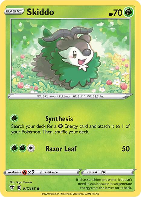 Skiddo 017/185 Normal SWSH04: Vivid Voltage Skiddo 017/185 Normal SWSH04: Vivid Voltage