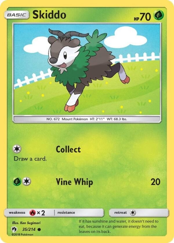 Skiddo 35/214 Normal SM – Lost Thunder