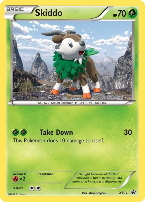 Skiddo XY11 Holofoil XY Promos