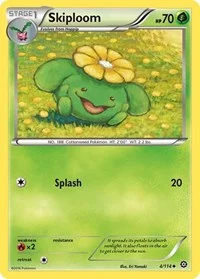 Skiploom | 4/114 | Normal | XY - Steam Siege Skiploom | 4/114 | Normal | XY - Steam Siege