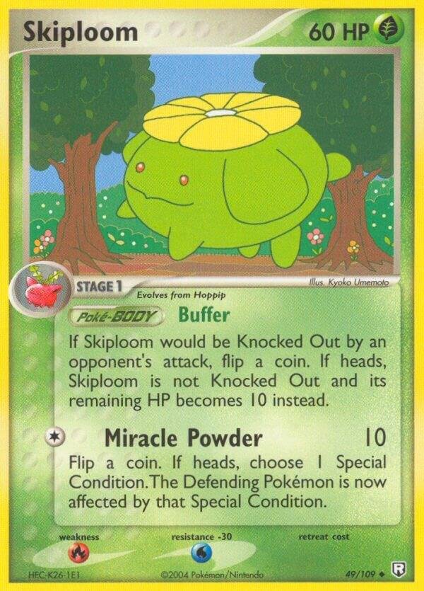 Skiploom 49/109 Reverse Holofoil Team Rocket Returns Skiploom 49/109 Reverse Holofoil Team Rocket Returns
