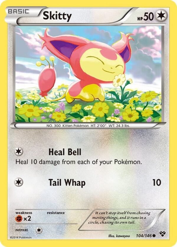 Skitty 104/146 Normal XY Base Set