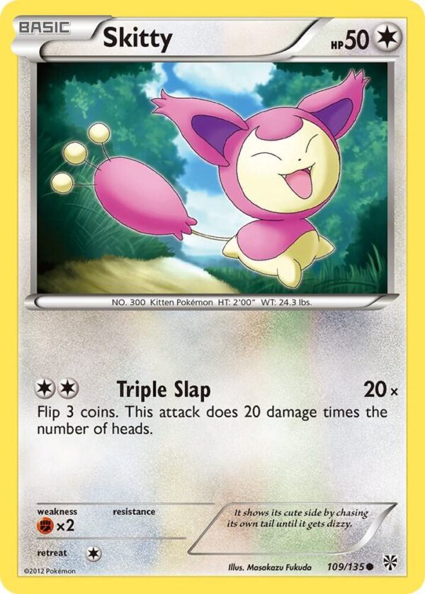 Skitty 109/135 Normal Plasma Storm Skitty 109/135 Normal Plasma Storm