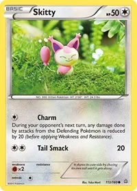 Skitty | 113/160 | Reverse Holofoil | XY - Primal Clash